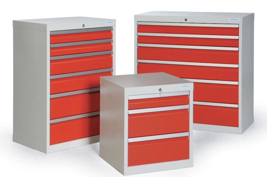 B&#38;H Tool Cabinets Red